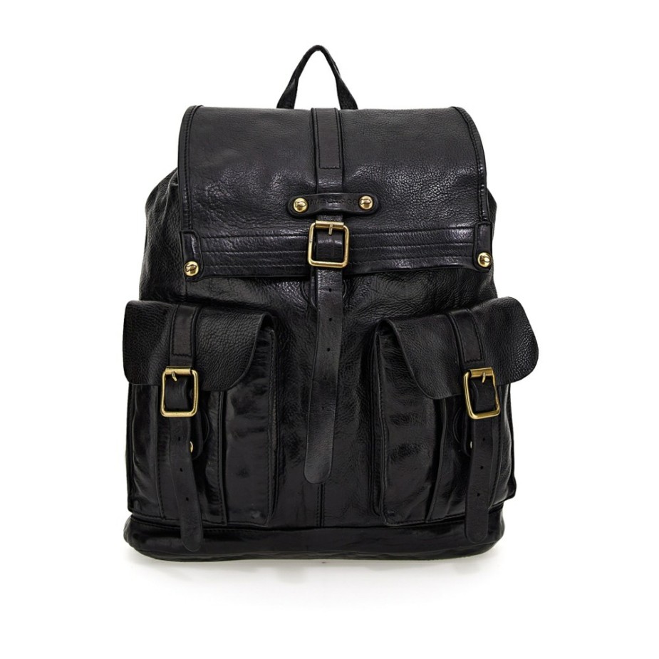 Man Campomaggi Backpacks | Londra Black - Exquibags Store